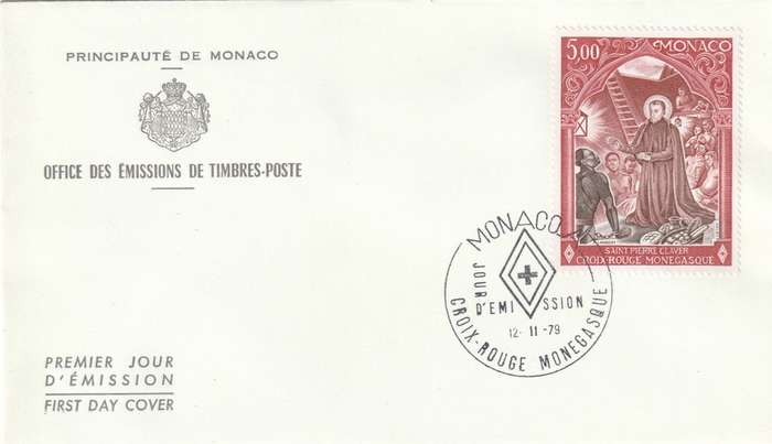 Monaco - 1979 - St. Peter Claver preaching to slaves