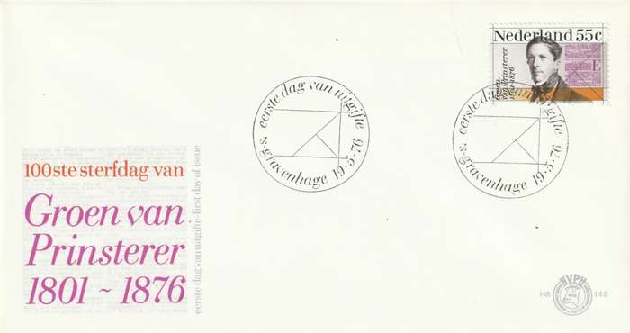 Netherlands - 1976 - Guillaume Groen van Prinsterer