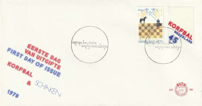 Netherlands - 1978 - 18th IBM Chess Tournament. 75th anniversary of korfball.