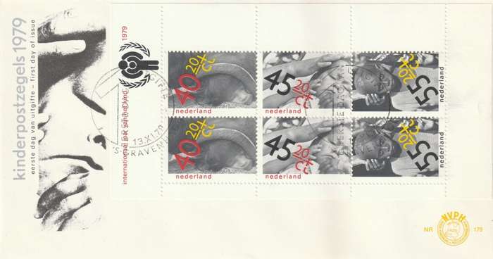 Netherlands - 1979 - Child Welfare - International Year of the Child IYC (2 covers)