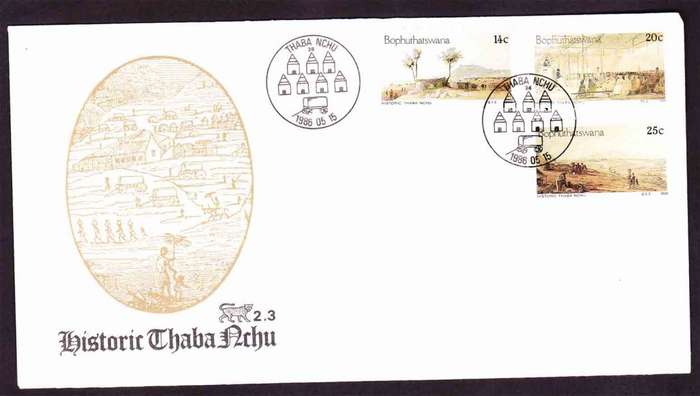 Bophuthatswana - 1986 - Historic Thaba Nchu - First Day Cover - Small