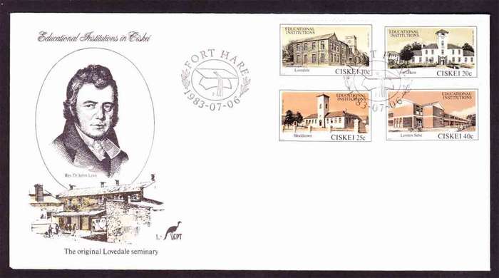 Ciskei - 1983 - Educational Institutions - First Day Cover - Small