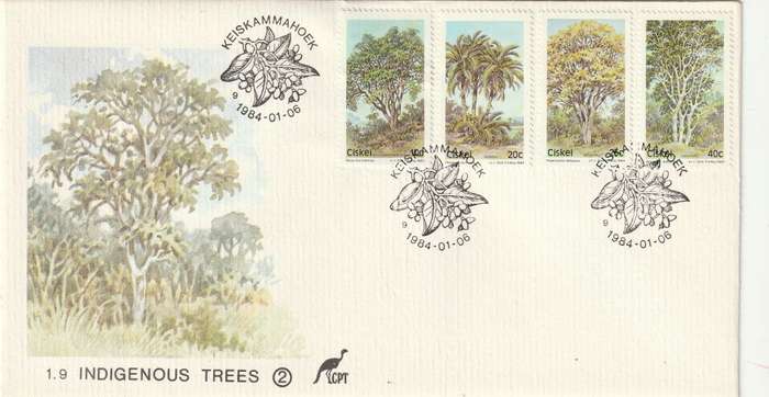 Ciskei - 1984 - Indigenous Trees - First Day Cover - Small