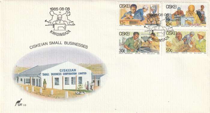 Ciskei - 1985 - Small Businesses - First Day Cover - Small