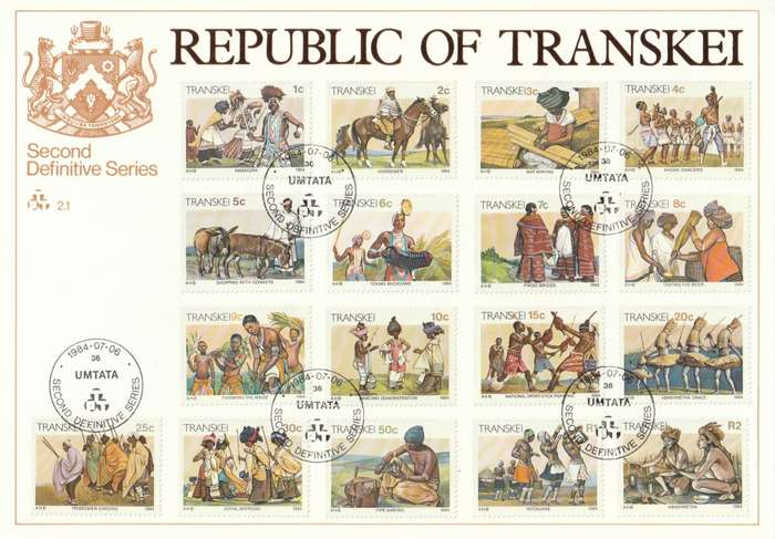 Transkei - 1984 - Traditions Xhosa Lifestyle Second Definitive - First Day Large Card