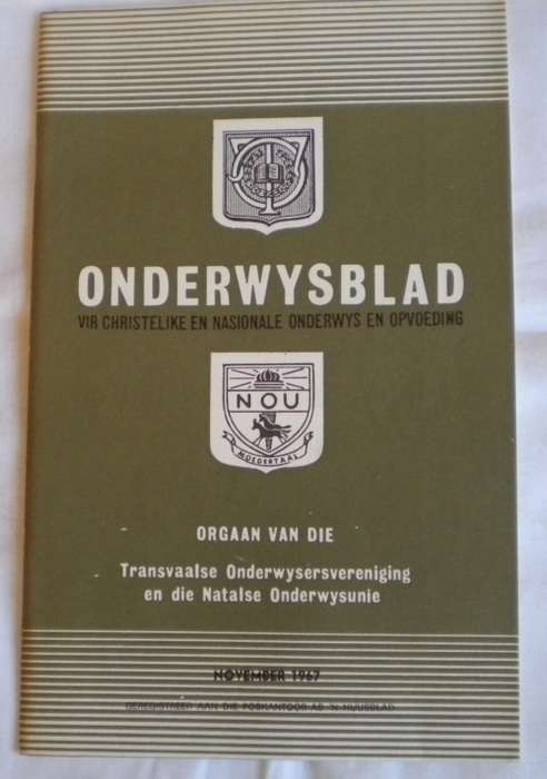 Onderwysblad November 1967