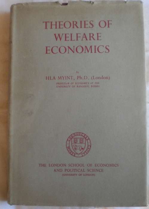 Theories of welfare economics by HLA Myint 1948