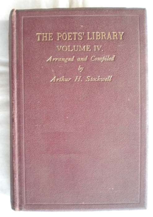 The poet`s library volume IV