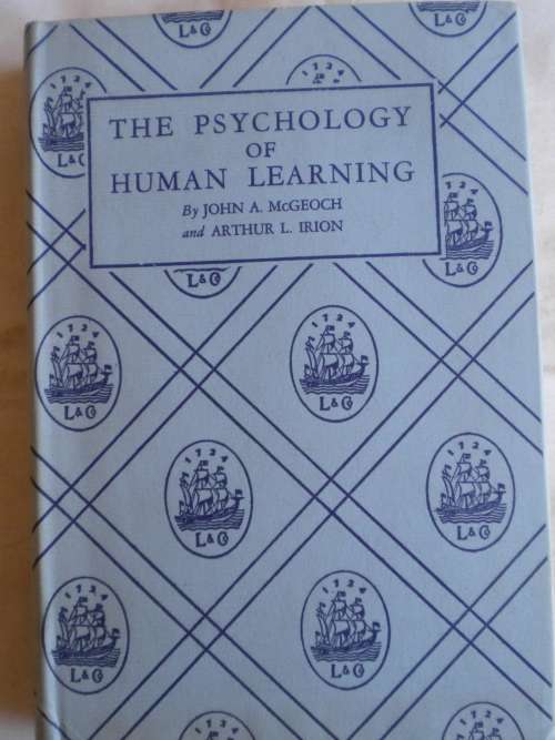 The psychology of human learning