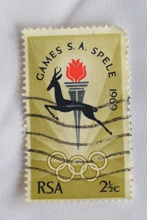 RSA 2 1/2c Games SA Spele 1969
