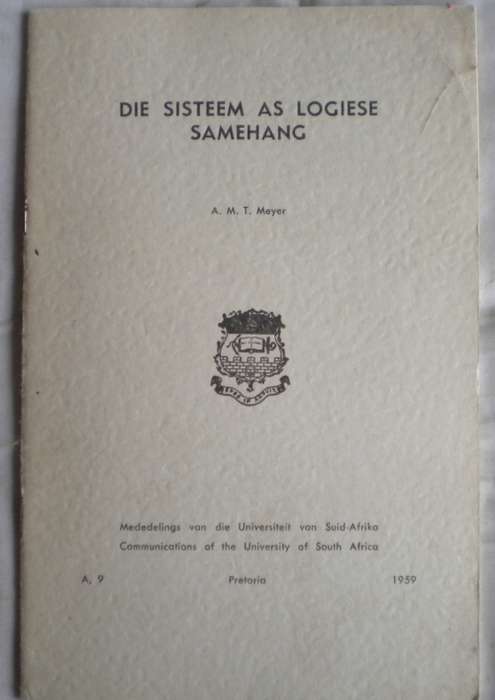 Die sisteem as logiese samehang 1959