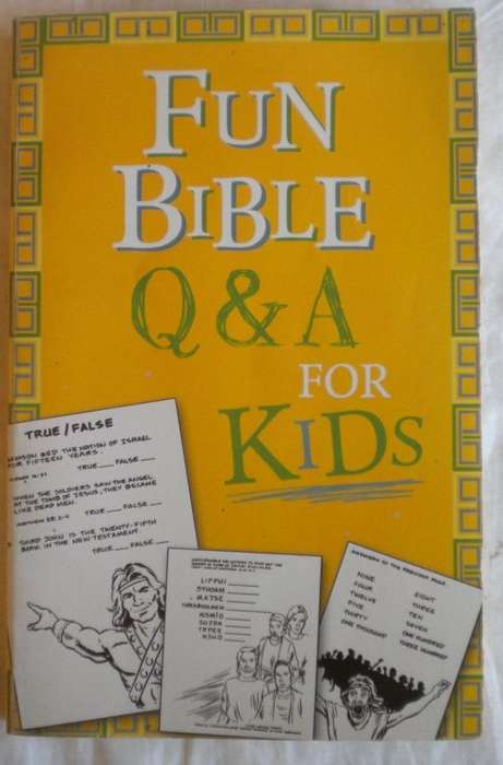 Fun Bible Q and A for kids