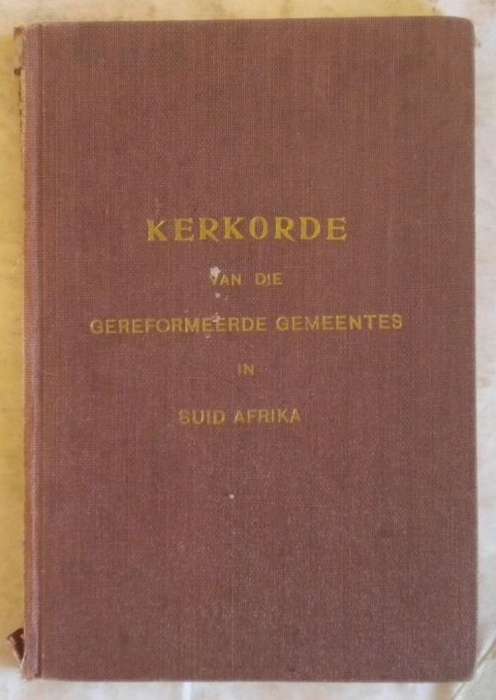 Kerkorde van die Gereformeerde Gemeentes in Suid Afrika