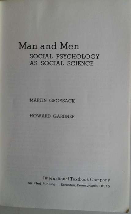 Man and men
