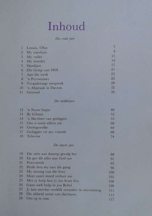 In Sy diens - hoogtepunte uit die lewe van Helen Steiner Rice