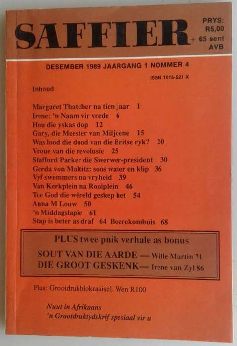 Saffier Desember 1989