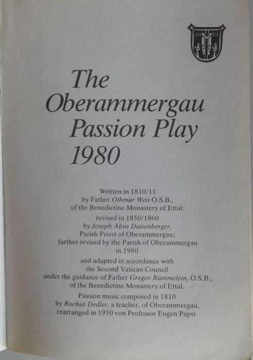 The Oberammergau Passion Play