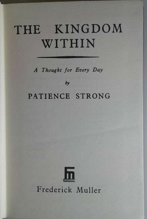 The kingdom within by Patience Strong