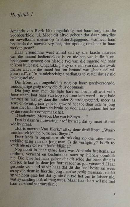 Augustuswinde in Oktober deur M Strydom