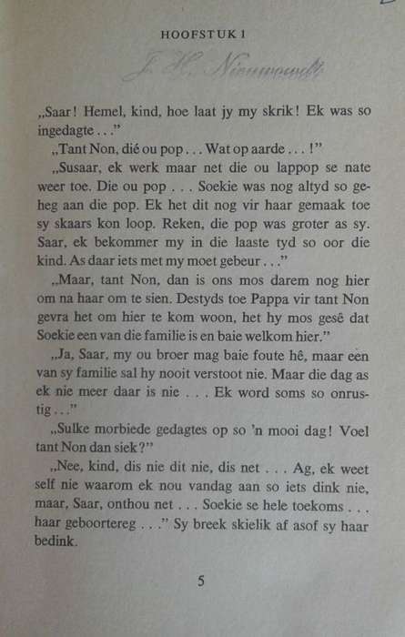 Blomme vir Erica deur Hannah du Plessis