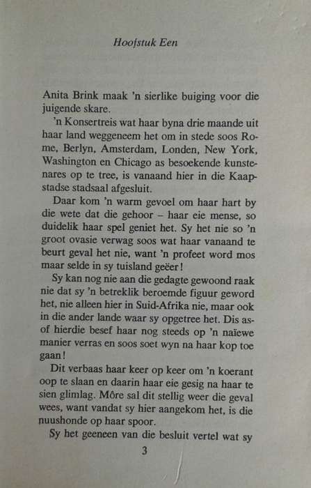 `n Liedjie van gister deur Liesbet Uys