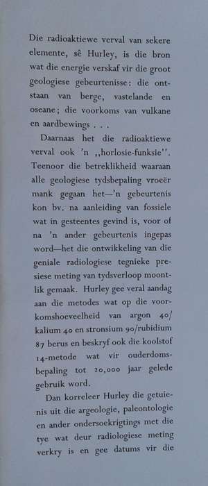 Die ouderdom van die aarde deur Patrick M Hurley