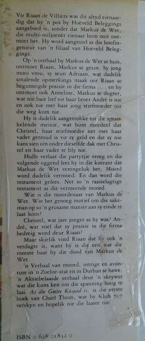 As die geeste kwaad is deur Charl Thom