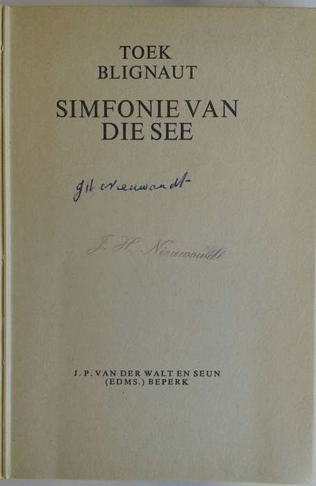 Simfonie van die see deur Toek Blignaut