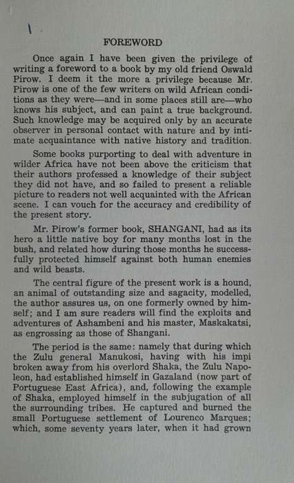 Ashambeni by Oswald Pirow