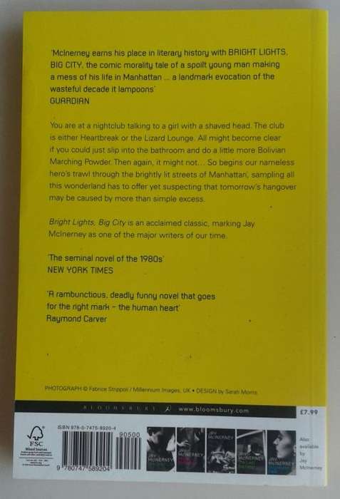 Bright lights, big city by Jay McInerney