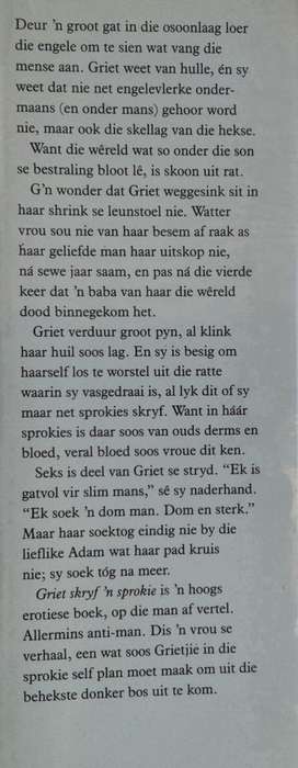 Griet skryf sprokie deur Marita van der Vyver