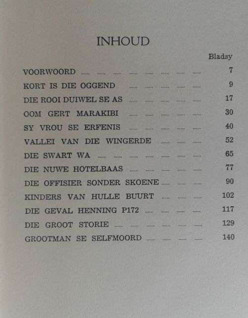 Die swart wa en ander kortverhale deur Dirk Richard