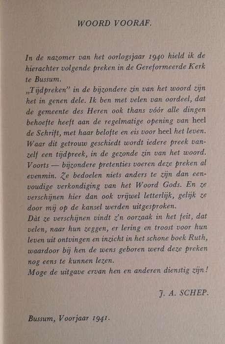 Ruth door ds JA Schep