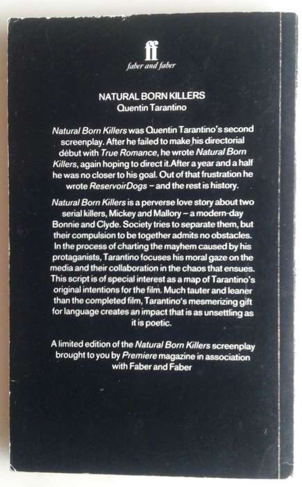 Natural born killers by Quentin Tarantino