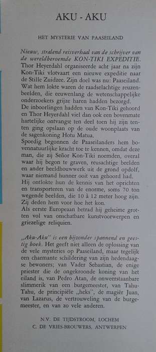 Aku-aku door Thor Heyerdahl
