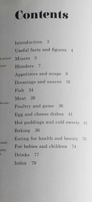 Mixer and blender cookbook by Myra Street