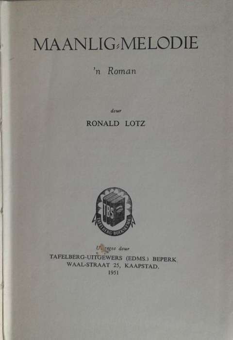 Maanlig melodie deur Ronald Lotz