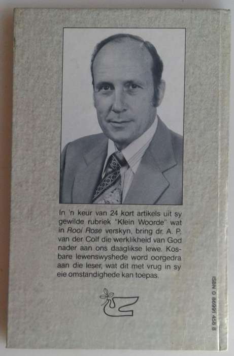 Klein woorde deur Attie van der Colf