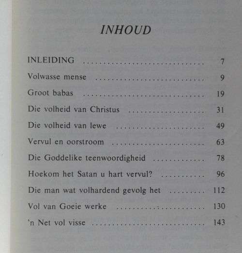 Die volheid in Christus