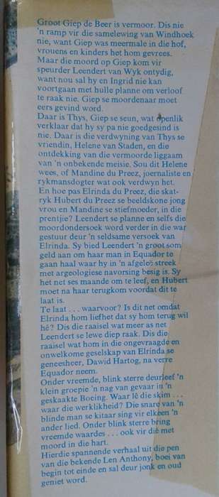 Onder blink sterre deur Len Anthony