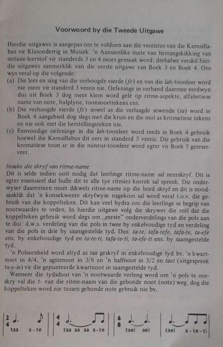 Notepret handleiding vir die lees van musieknotasie