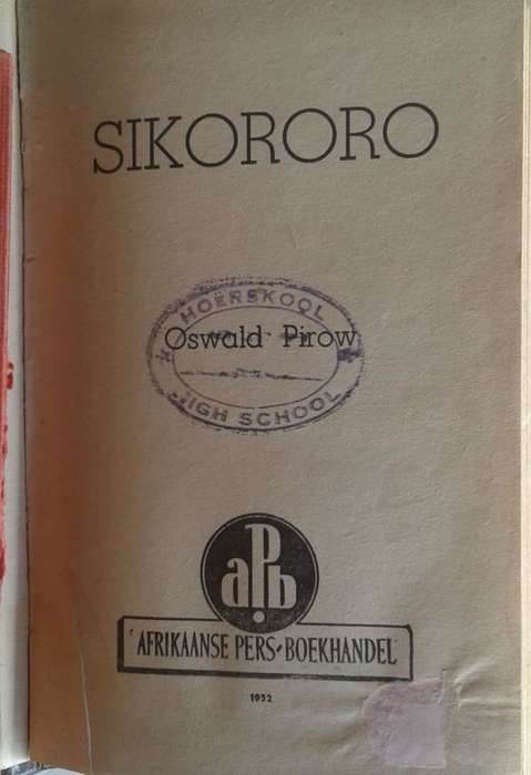 Sikororo deur Oswald Pirow