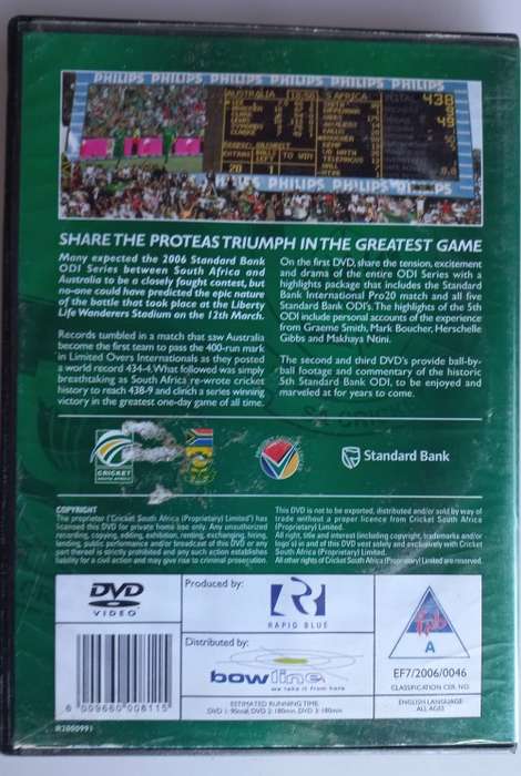 438 The greatest one-day game 3 disc dvd
