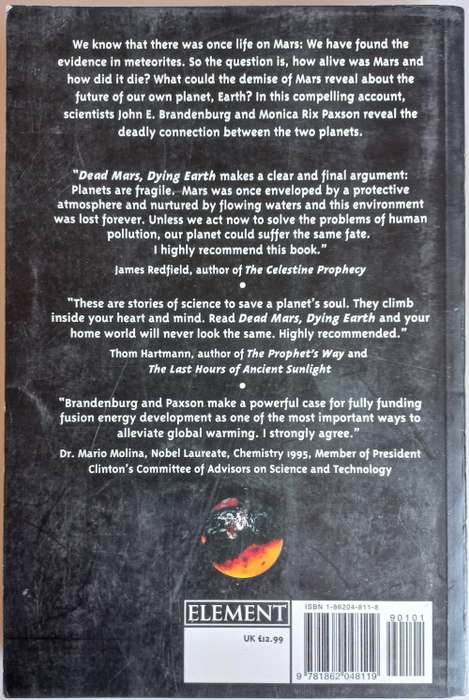 Dead Mars dying Earth