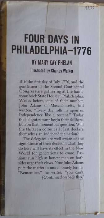 Four days in Philadelphia 1776 by Mary Kay Phelan