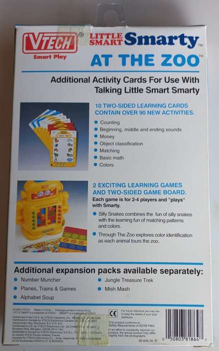 Vintage Little Smart Smarty cards: At the zoo