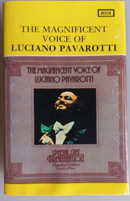 The magnificent voice of Luciano Pavarotti tape