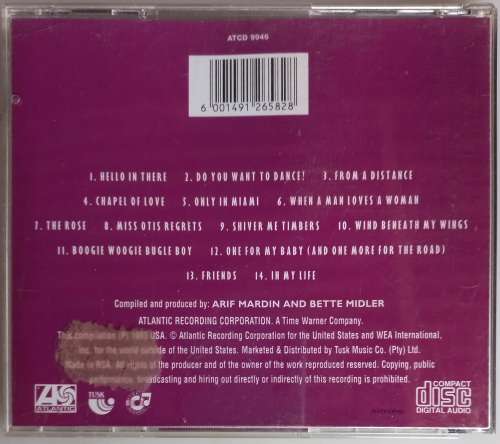 Bette Midler - Experience the divine cd