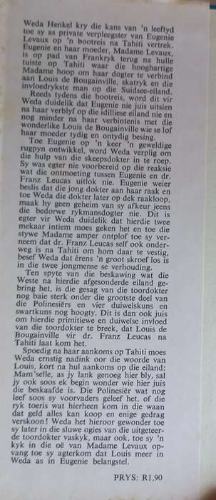 Tahiti verre land deur Ena Murray