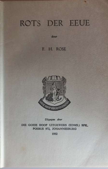 Rots der eeue deur FH Rose